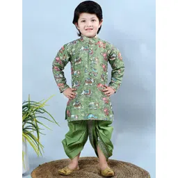 BT DEZINES Boys Animal Printed Kurta with Dhoti Pant-picture-12