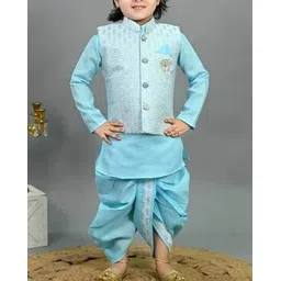 bt dezines Boys Embellished Kurta Dhoti Set-picture-11