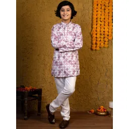BT DEZINES Boys Geometric Printed Kurta with Trousers-picture-15