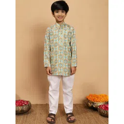 BT DEZINES Boys Printed Regular Kurta with Pyjamas-picture-15
