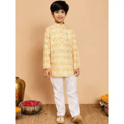 BT DEZINES Boys Printed Regular Kurta with Pyjamas-picture-16