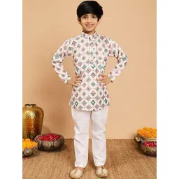 BT DEZINES Boys Printed Regular Kurta with Pyjamas-picture-17