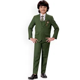 BT DEZINES Boys Single-Breasted 5-Piece Party Suits-picture-22