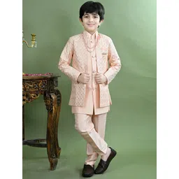 BT DEZINES Embroidered Sequined Sherwani Shrug Set-picture-10