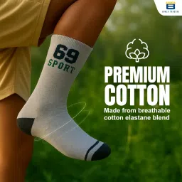 btag Sports Ankle Socks for Men & Women – Breathable, Sweat-Absorbent, Cushioned Athletic Socks for Running, Gym, Cycling.(PO12_ASSTRD) image 2