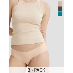 B'there Women Pack Of 3 Mid-Rise Hipster Briefs-picture-18