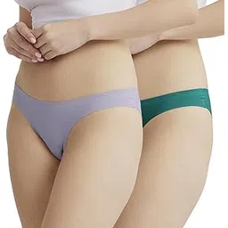 b'there Women's Modern Essentials Seamless Bikini Briefs - Lightweight, Soft, Breathable, No-Show Underwear for Everyday Comfort-Pack of 2-picture-40