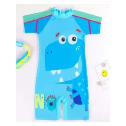 Bubble Berry Girls Blue Printed Swimsuit-picture-25