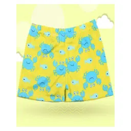 Bubble Berry Girls Yellow Printed Swimsuit image 2