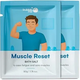 Bubble Me Muscle Reset Bath Salt – Pack of 2 (100gm) | Post-Workout Soak with Eucalyptus, Tea Tree & Lavender | Natural Relief for Tired Muscles & Body Aches | Vegan & Paraben-Free-picture-23