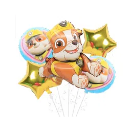 Bubble Trouble paw patrol rubble themed Foil balloons Pack of 5-picture-11