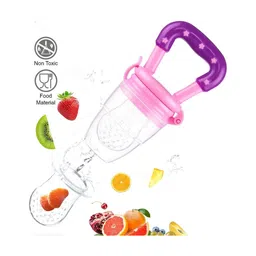 Bubble Trouble Silicone Fruit and Food Nibbler - Pink image 1