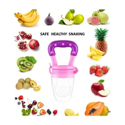 Bubble Trouble Silicone Fruit and Food Nibbler - Pink image 2