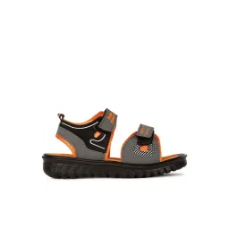 Bubblegummers by Bata Kids Grey & Orange Floater Sandals-picture-47