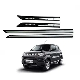 bubu Car Door Side Chrome line Beading for Maruti Suzuki Nexa S-Presso Set of 4 (5M) Car Beading Roll For Door-picture-19