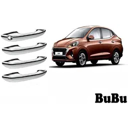 bubu silver Plated chrome door catch for A-ura (All Model) Car Grab Handle Cover-picture-22