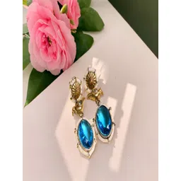 Bucciato Private Limited Gold-Plated Jhumkas Earrings-picture-14