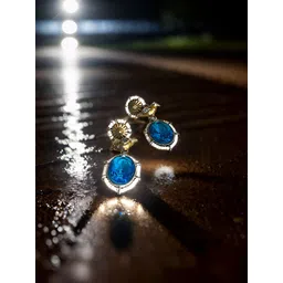 Bucciato Private Limited Gold-Plated Jhumkas Earrings image 2