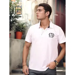 Bucciato Private Limited Men Solid Polo Collar Cotton Slim Fit T-shirt-picture-29