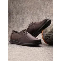 BUCIK Men Textured Lace-Ups Derbys Formal Shoes-picture-11