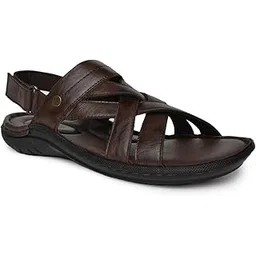 buckaroo JERKO crumbald Leather Brown Casual Closed Sandal For Mens-picture-14
