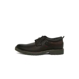 Buckaroo Men Brown Perforations Vegan Leather Derbys image 2