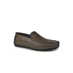 Buckaroo Men Leather Slip-On Laser Cuts Loafers-picture-16