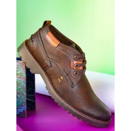 Jaripeo by Buckaroo Men's DELMAR Burgundy Derby Shoes-picture-48