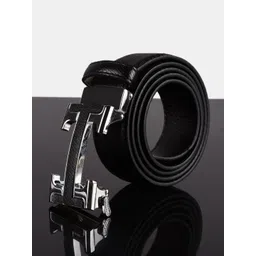 BuckleUp Men Black PU Belt-picture-33