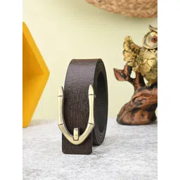 BuckleUp Men Textured Formal Belt-picture-41