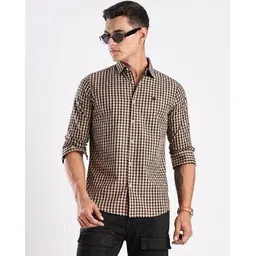 buda jeans co Men Checks Regular Fit Shirt-picture-53