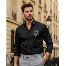 buda jeans co Men Embellished and Embroidery Regular Fit Shirt-picture-49