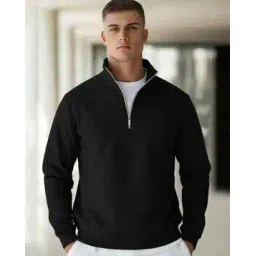 buda jeans co Men Regular Fit Sweatshirt with Half-Zip Closure-picture-21