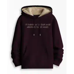 buda jeans co Men Regular Fit Typographic Hoodie-picture-35