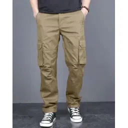 buda jeans co Men Relaxed Fit Cargo Pants with Insert Pockets-picture-36