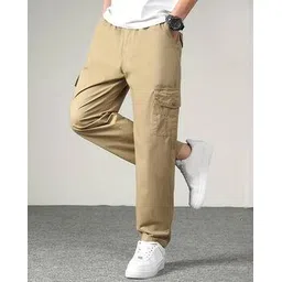 buda jeans co Men Relaxed Fit Cargo Pants with Insert Pockets-picture-29