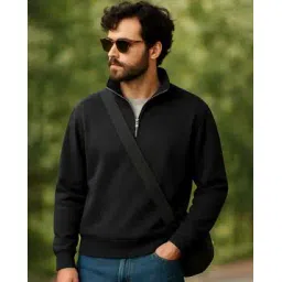 buda jeans co Men Relaxed Fit High-Neck Sweatshirt-picture-32
