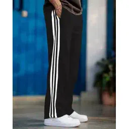 buda jeans co Men Straight Track Pants with Contrast Stripes-picture-51