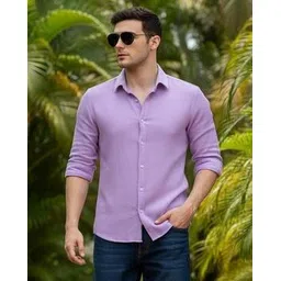 buda jeans co Men Textured Regular Fit Shirt-picture-23