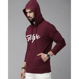 buda jeans co Men Typographic Print Hoodie with Full Sleeves-picture-16