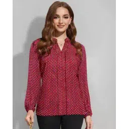 buda jeans co Women Polka-Dot Regular Fit Top-picture-15