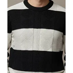 buda jeans co Men Regular Fit Self-Design Pullover image 5