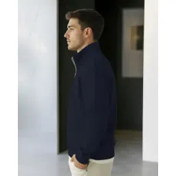 buda jeans co Men Regular Fit Sweatshirt with Half-Zip Closure image 2