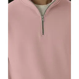 buda jeans co Men Regular Fit Sweatshirt with Half-Zip Closure image 4