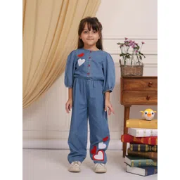 Budding Bees Girls Basic Jumpsuit-picture-56