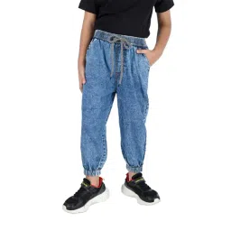 Budding Bees Kids Blue Solid Jeans-picture-43