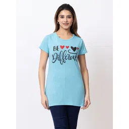 BUFFARO Women Typography Printed T-shirt-picture-24