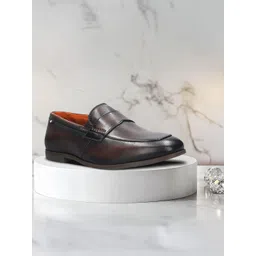 Bugatti Men Leather Slip On Formal Loafers-picture-22