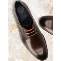 Bugatti Men Rico Flex Dark Brown Derby Shoes-picture-10