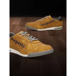 Bugatti Men Yellow Oxfords-picture-38